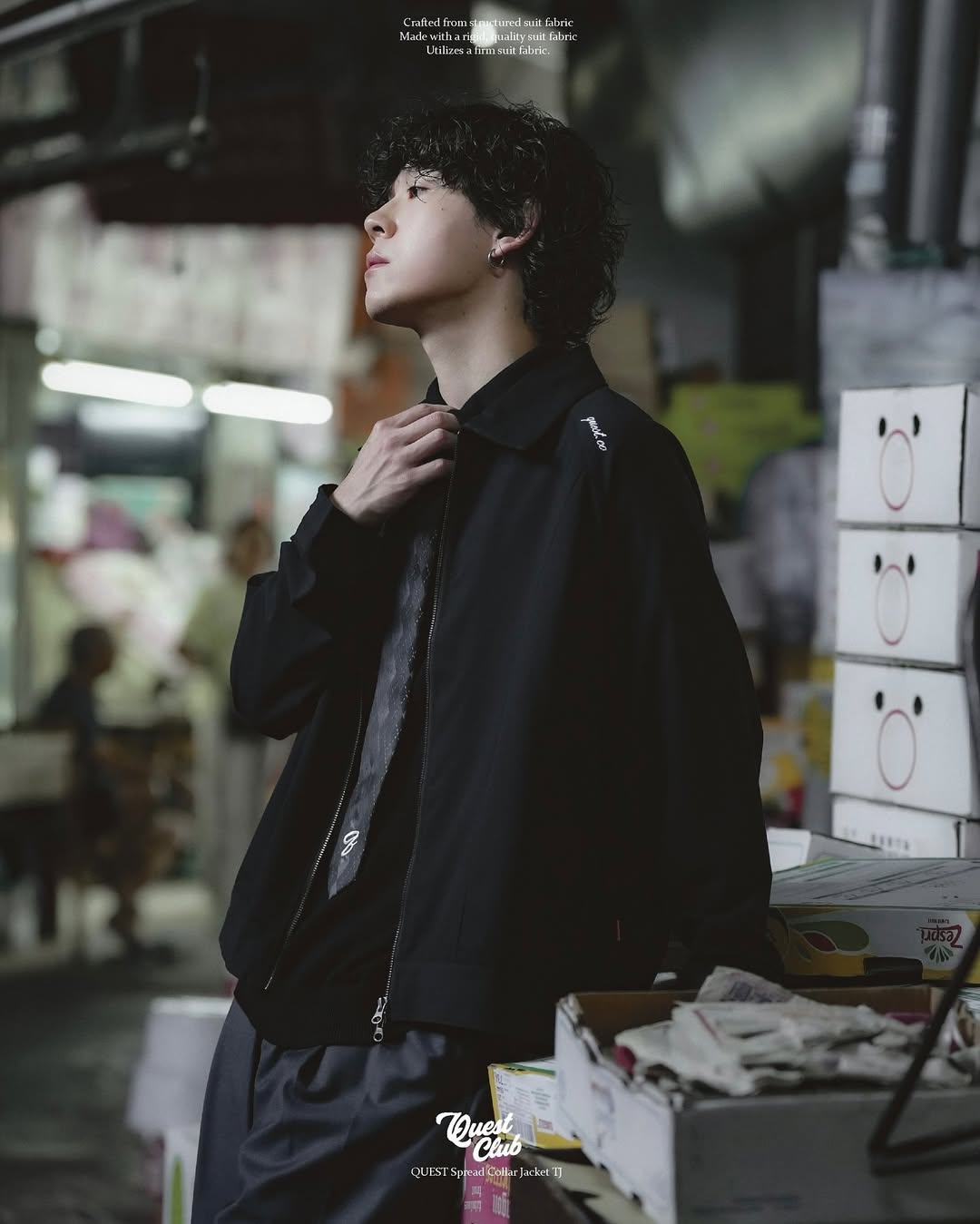 Spread Collar Jacket QUEST西裝夾克