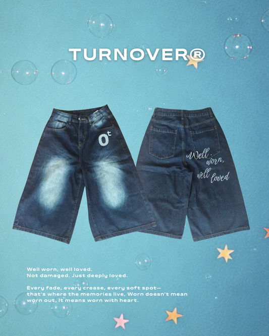 TURNOVER "Ot" 7分牛仔