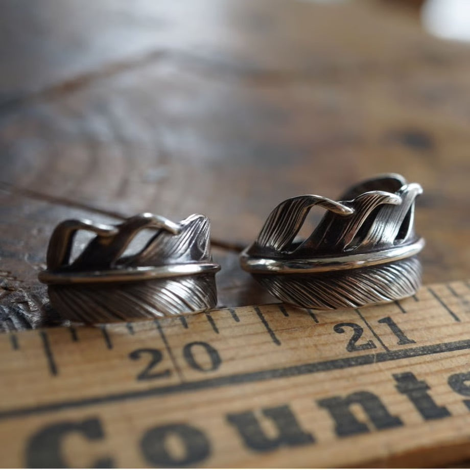 feather ring narrow 【cast】