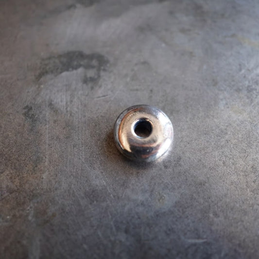 silver beads L