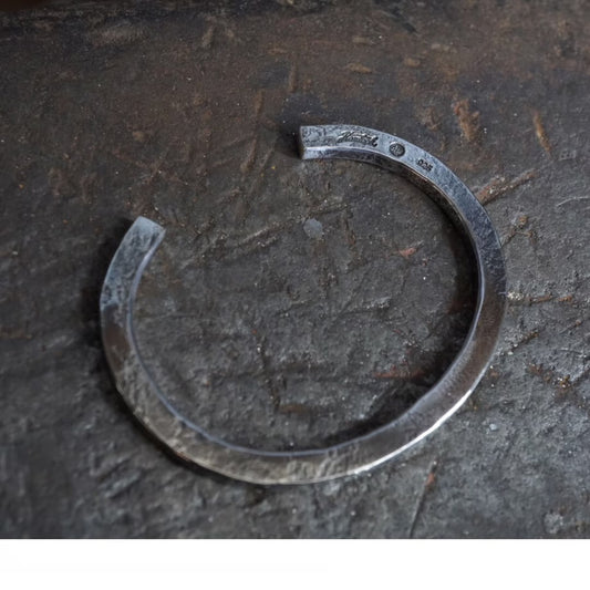 Forged bangle 【silver】